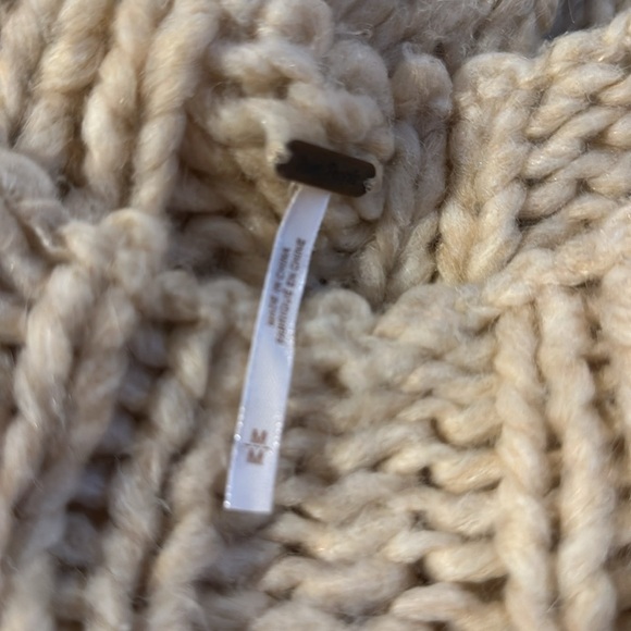 Free People Be There chunky knit oversized sweater in ivory - Picture 11 of 13